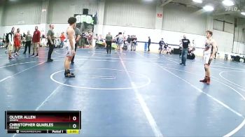 200 lbs Quarterfinal - Oliver Allen, Sparta vs Christopher Quarles, Fishers