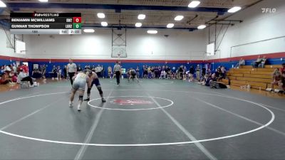 184 lbs Finals (2 Team) - Benjamin McWilliams, Baldwin Wallace(2) vs Gunnar Thompson, Loras(2)