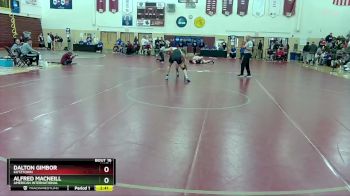 165 lbs Champ. Round 1 - Alfred MacNeill, American International vs Dalton Gimbor, Kutztown