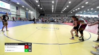 152 lbs Rr Rnd 1 - Tristan Wtorkiewicz, All-American Wrestling Club vs Yanik Simon, Prestige Worldwide