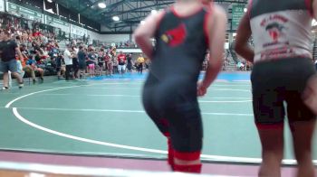 62-70 lbs Champ. Round 1 - Cahlil Powell, STL Warrior vs Wyatt Mathias, Warrensburg-Latham Jr. Cardina