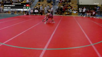 141 lbs Cons. Round 4 - Jake Aho, Rochester-CTC vs Mycah Beckett, Wisconsin-La Crosse