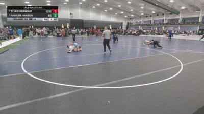 113 lbs Champ. Rd Of 16 - Tyler Gerhold, Big Game Wrestling Club vs Parker Hansen, Ozark High School
