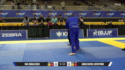 Angelo Katrel Justin Price vs Paul Ronald Ross 2026 Pan Jiu Jitsu IBJJF Championship