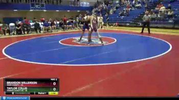 138 lbs Placement Matches (8 Team) - Brandon Willerson, Dade County vs Taylor Collis, Fannin County HS