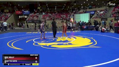 105 lbs Round 1 - Roc Kelly, AR vs Bostyn Hays, NE