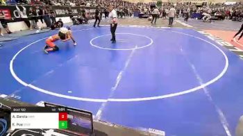 101 lbs Quarterfinal - Aiden Garcia, Amateur Wrestling Academy(AWA) vs Elijah Poe, Silverback Wrestling Club