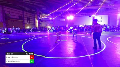 73 lbs Consi Of 8 #1 - Liam Wright, Bear Cave WC vs Julian Escobedo, Unattached