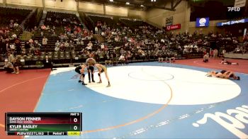 116 lbs Cons. Round 2 - Dayson Fenner, Davis High School vs Kyler Bagley, Green Canyon