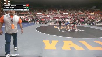 115 lbs Cons. Round 1 - Addie Tharp, Eudora HS vs Rachel Barber, Wamego HS
