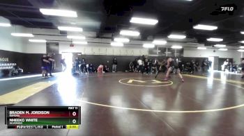 190 lbs Cons. Round 3 - Braden M. Jordison, Ramona vs Nheeko White, Silverado