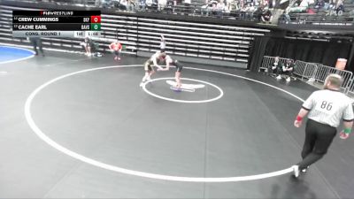 6A 106 lbs Cons. Round 1 - Crew Cummings, Skyridge vs Cache Earl, Davis