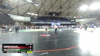 67 lbs Quarterfinal - Malachi Van Maren, Mat Demon Wrestling Club vs Andrew Barajas, Scrap Yard Garage Wrestling