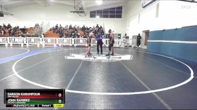 215 lbs Cons. Round 3 - John Ramirez, Pacifica (Oxnard) vs Sargon Karampour, Simi Valley