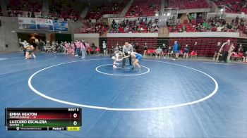 185 lbs Round 2 (8 Team) - Emma Heaton, Canyon Randall vs Luzcero Escalera, Gunter