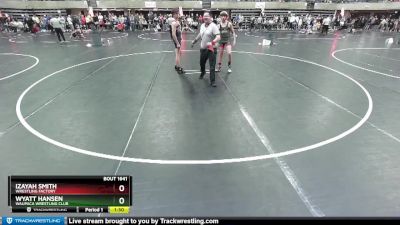 128 lbs Cons. Round 2 - Wyatt Hansen, Waupaca Wrestling Club vs Izayah Smith, Wrestling Factory