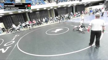 106 lbs Cons. Round 3 - Lukas Thompson, Glenbard North vs Ben Rashman, Unattached