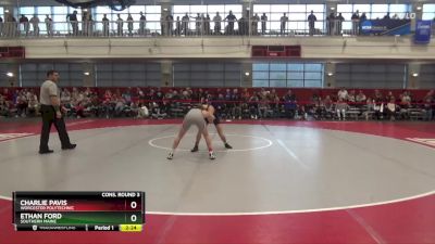 133 lbs Cons. Round 3 - Charlie Pavis, Worcester Polytechnic vs Ethan Ford, Southern Maine