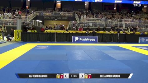 Mathew Brian Sieg vs Lyle Adam Regalado 2025 Pan Jiu Jitsu IBJJF Championship
