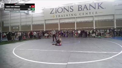 43 lbs 1st Place Match - Kolt Van Orden, Shootbox Rigby vs Maverick DeHaan, Shootbox Rigby