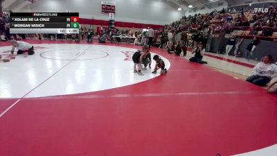 37-40 lbs Round 3 - Morgan Widick, Platte Valley vs Xolani De La Cruz, Platte Valley