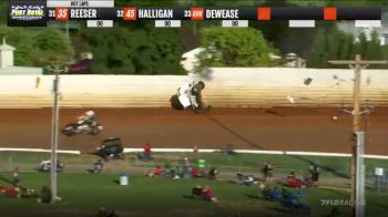 Richard Cisney Flip | 410 Sprints 'Juniata Fair Opener' at Port Royal Speedway