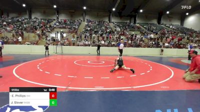 120 lbs Semifinal - Easton Phillips, Viking Youth Wrestling vs Jace Glover, Rabbit Wrestling Club