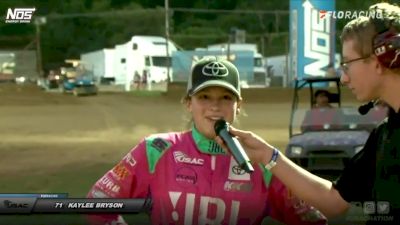 Kaylee Bryson Earns First Fast Time With USAC