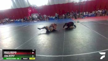 132 lbs Round 3 (4 Team) - Brock Brown, Cambridge-Isanti vs Cole Bozile, Oconto Falls