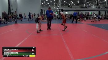 88 lbs Round 3 (4 Team) - Colton Schultz, Olympia vs Ziggy Sandobal, Bandits Ohio