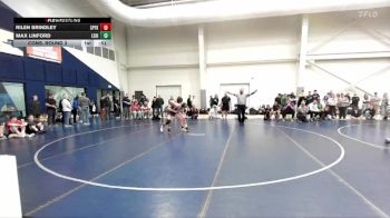150 lbs Cons. Round 3 - Max Linford, Lehi vs Rilen Brindley, Spanish Fork