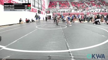 112 lbs Rr Rnd 3 - Brady Gilles, Harrah Little League Wrestling vs Dylan Miller, Standfast