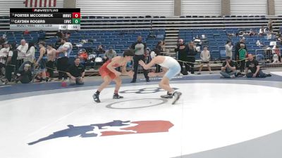 110 lbs 5th Place Match - Porter McCormick, Michigan Matcat Wrestling Club vs Cayden Rogers, Lincoln-Way Wrestling Club
