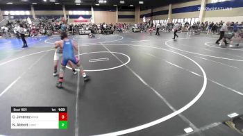 106 lbs Round Of 16 - Chase Jimenez, Grant County Elite vs Nathan Abbott, LAWC/Chaminade