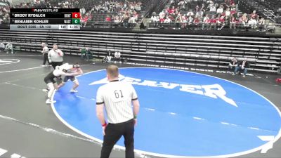 5A 132 lbs Semifinal - Brody Rydalch, Bountiful vs Benjamin Kohler, Wasatch