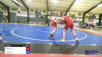 135 lbs Rr Rnd 1 - Beau Brown, Willard Youth Wrestling vs Otto Martin, Tiger Training Center