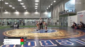 100 lbs Final - Hunter Ashton Smith, Ohio Titan Red vs Braylen Parker, Cyclones -MI