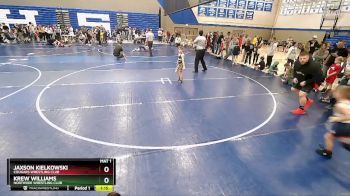 60 lbs Champ. Round 1 - Krew Williams, Northside Wrestling Club vs Jaxson Kielkowski, Cougars Wrestling Club