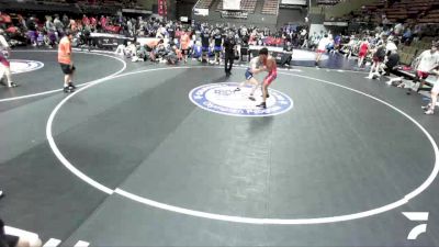 132 lbs Vincent Peyron Jr., KTWA-Kings-Tulare Wrestling Association vs Evan Vasquez, KCWA - Kern County Wrestling Association