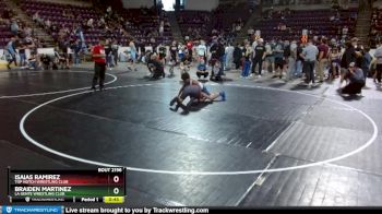 140 lbs Quarterfinal - Isaias Ramirez, Top Notch Wrestling Club vs Braiden Martinez, La Gente Wrestling Club