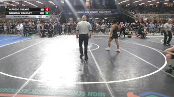 132 3A Quarterfinal - Brentley Crawley, Hagerty vs Alfredo Cheang, Miami Southridge Hs