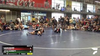 100 lbs Round 8 (10 Team) - Steve Barrett, RWA vs Lucas Bauer, Morris Fitness