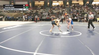 165-2A/1A 3rd Place Match - Lukas Wolf, Northern-G vs Scottie Ford, Kent County