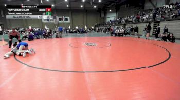110 lbs Quarterfinal - Kayleigh Milam, Jackson vs Brielynn Jackson, Gardner Edgerton