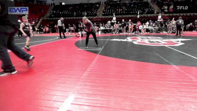 64 lbs 3rd Place - Hayden Wenetshlager, Salina Wrestling Club vs Bentley Hughart, Raw Wrestling Club