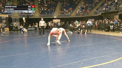 132 lbs Consy 1 - Skipper Ragg, Perkiomen Valley vs Kyle Eger, Penn Cambria