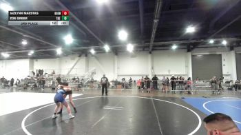 101 lbs 3rd Place - Jazlynn Maestas, Boom Wrestling vs Zoe Greer, The Community