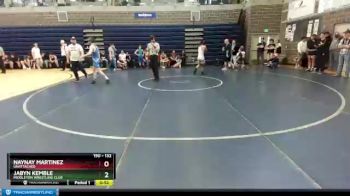 132 lbs Quarterfinal - Jabyn Kemble, Middleton Wrestling Club vs Naynay Martinez, Unattached