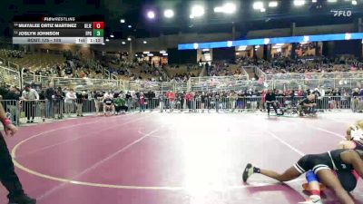 105 lbs Quarterfinal - Miayalee Ortiz Martinez, George Jenkins vs Joslyn Johnson, Flagler Palm Coast