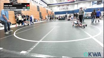 52 lbs Rr Rnd 2 - Hazel Rios, Tuttle Wrestling vs Kynley Johnson, Division Bell Wrestling